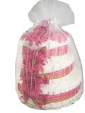 3 Tier - 100 Diaper Baby Shower Diaper Cake Centerpiece