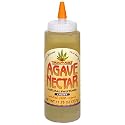 Madhava Raw Pure Organic, Agave Nectar Natural Sweetener, Light, 11.75-Ounce Squeeze Bottles (Pack of 12)