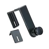 Search : Eldon® Over-the-Panel Single-Garment Hook, 1 5/8w x 5 1/2h, Black