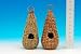 Woven Hanging Whicker Bird House 2 PER PACK