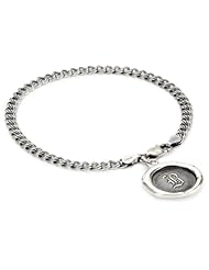 Pyrrha "talisman" Sterling Silver Initial Charm Bracelet