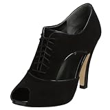 Nine West Women's Omygosh Pump,Black Suede,7 M US