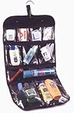 On The Go Travel Companion - Black Vinyl Travel Bag (Black) (28 H x 14 1/4 W)