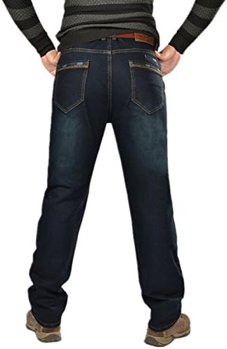 LEMJ Men's Relax Fit Casual Denim Jeans Trousers Plus Size-48