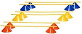 Champion Sports Disc Cone Hurdles - Pack of 6