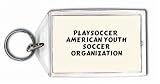 Playsoccer American Youth Soccer Organization Keychain