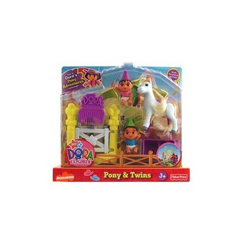 Dora the Explorer Playset Pony & Twins