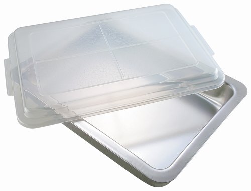 Image AirBake by WearEver Natural Oblong Baking Pan with Cover