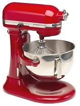 Factory-Reconditioned KitchenAid RRKP50 Professional 5 Series 5-Quart Stand Mixer, Empire Red