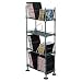 Atlantic Translucence SHF4T77 100 CD/51 DVD/BluRay/Games 4-Tier Media Rack ( Titanium...