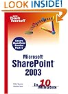 Sams Teach Yourself Microsoft SharePoint 2003 in 10 Minutes