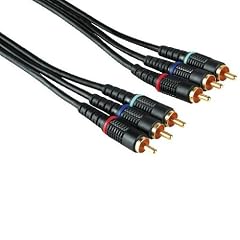 Hama YUV-/RGB-Verbindungskabel 3 Cinch-Stecker-3 Cinch-Stecker, 10 m
