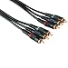 Hama YUV-/RGB-Verbindungskabel 3 Cinch-Stecker-3 Cinch-Stecker, 10 m