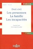 Revue Dalloz  / Droit civil : Les Personnes - La Famille - Les Incapacités