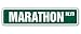 MARATHON -Street Sign- run running olympic game signs