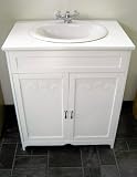 NEW VINTAGE VANITY UNIT WITH CERAMIC SINK