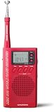 Grundig M300R Mini300 Handheld Shortwave Radio (Metallic Red)