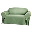 Room Essentials Cotton Duck Sofa Slipcover - Sage Green