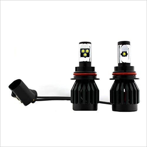 XLSHUAI 9004 9007 Headlight Bulbs, LED Headlight Conversion Kit/ 80w 8,000Lm 6K Cool White CREE - 1 Yr Warranty