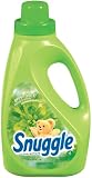 Snuggle Ultra Liquid Fabric Softener, Green Burst with Emerald Stream Scent, Case Pack, Six - 40 Ounce Bottles (240 Loads)