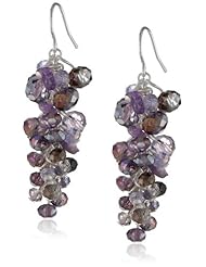 Kenneth Cole New York "Shards" Shaky Faceted Bead Linear Drop Earrings
