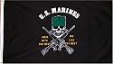 Marine "Mess with The Best" MILITARY Flag - 3 foot by 5 foot Polyester (NEW)