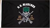 Marine "Mess with The Best" MILITARY Flag - 3 foot by 5 foot Polyester (NEW)