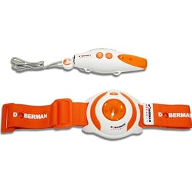 Doberman Personal Alarm Button & Electronic Defense Whistle - Orange