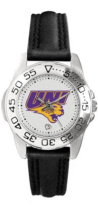Northern Iowa Panthers- (University of) Ladies Leather Sports Watch