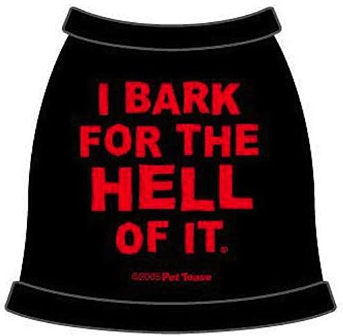 Pet Tease I Bark for the Hell of It Puppy Dog Shirt Costume Outfit Dress Up -XXL