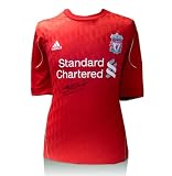 Steven Gerrard Liverpool signed 2011/12 shirt – Front