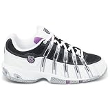 K-Swiss Ladies Approach Mesh Tennis Shoe (White Black) - Size 5.5 by K-Swiss