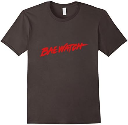 Men's Baewatch Funny Shirt Medium Asphalt