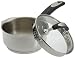 Oneida Cook N' Pour Stainless Steel 1-1/2-Quart Sauce Pan with Lid