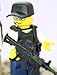 B12 Tactical Vest (Black) - Custom Minifigure Piece