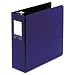 Wilson Jones Heavy Duty No-Gap Round Ring Binder, 3 Inch Capacity, Letter Size, Dark Blue (W364-49NBLPP)