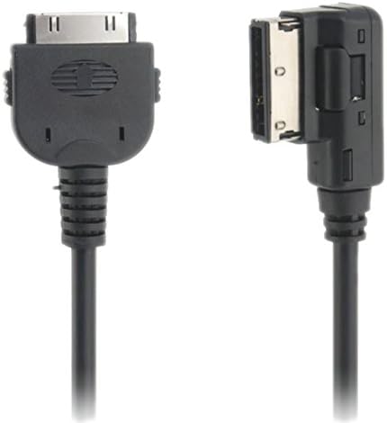 SunroadTek® AMI MDI MMI Adapter Cable Connect iPod iPhone 4S iPhone 3G, iPad to Audi A4 A5 S5 A6 A8 Q7 / Vw Jetta GTI GLI Jetta Passat Cc Tiguan Touareg EOS / Skoda Superb Octavia Fabia / Seat 2009-2013