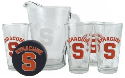 Syracuse Pint Glasses and Pitcher Set | Syracuse Orange Gift Set