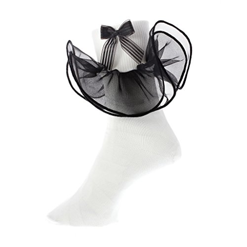 Girls Flamboyant Lace Bobby Socks
