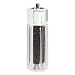 Chef Specialties Crystal Acrylic Pepper Mill and Salt Shaker Combo, 6-1/2-Inch