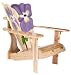 Bird Brain B303 Blooming Adirondack Chair, Pansy