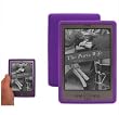 Purple Kindle Silicone Skin Case for Amazon Kindle 4