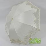Sun Rain Folding Umbrella with Charm Floral Deep