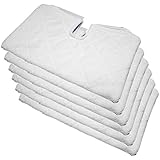 Astar &reg; 6 Shark Euro Pro Pocket Steam Mop Compatible Replacement Pocket Pads Europro Microfiber S3501 S3601 S3901