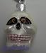 Old World Christmas Spooky Skull Halloween Glass Ornament