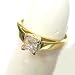 14K Two-Tone Gold Diamond Engagement Ring