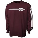 adidas Mississippi State Bulldogs Maroon Money Long Sleeve T-shirt