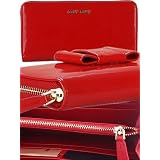 〔ミュウミュウ〕MiuMiu エナメルレザー リボン ラウンド ＺＩＰ 長財布『VERNICE FIOCCO』〔海外並行正規品〕