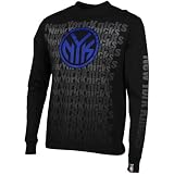 NBA New York Knicks Big Game Long Sleeve T-Shirt - Black (Large)