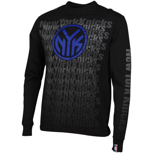 NBA New York Knicks Big Game Long Sleeve T-Shirt - Black (Large)